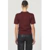 imageDEAR JOHN Sabine Top Crew Neck Short Sleeve Sweater Knit Classic FitTibetan Red