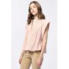 imageDEAR JOHN Shaya Womens Top Classic Relaxed Button Front SleevelessSepia Rose