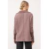 imageDEAR JOHN Tanya VNeck Oversized Long Sleeve Womens TopMarron