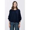 imageDEAR JOHN Trenton Womens Sweater Oversized Crew Neck Long SleeveBlack Iris