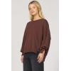 imageDEAR JOHN Trenton Womens Sweater Oversized Crew Neck Long SleeveCappuccino