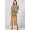 imageDEAR JOHN Trenton Womens Sweater Oversized Crew Neck Long SleeveVetiver