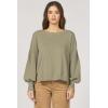 imageDEAR JOHN Trenton Womens Sweater Oversized Crew Neck Long SleeveVetiver