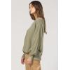 imageDEAR JOHN Trenton Womens Sweater Oversized Crew Neck Long SleeveVetiver