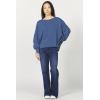 imageDEAR JOHN Trenton Womens Sweater Oversized Crew Neck Long SleeveVintage Indigo