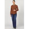 imageDEAR JOHN Womens Star Western ShirtChocolate
