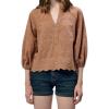 imageDEAR JOHN Carmelita Novelty Womens TopBiscuit Embroidery