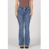imageDEAR JOHN Rosa Flared Womens Jeans Mid Rise Full Inseam Comfort Stretch DenimPool Wave