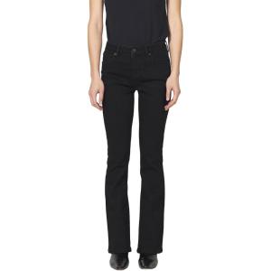 imageDEAR JOHN Jaxtyn Bootcut Jean Womens Mid Rise Denim Jeans Comfort StretchBlack Arrow