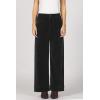 imageDEAR JOHN Audrey Wide Leg Pant Womens High Rise Clean Hem Corduroy TrouserBlack
