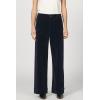imageDEAR JOHN Audrey Wide Leg Pant Womens High Rise Clean Hem Corduroy TrouserBlack Iris