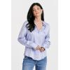 imageDEAR JOHN Gaia Poplin Classic Collared Buttonup Long Sleeve Womens ShirtCorn Flower