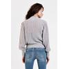 imageDEAR JOHN Jasmine Womens Sweater Pullover Crewneck Long SleeveGrey Cloud