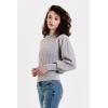 imageDEAR JOHN Jasmine Womens Sweater Pullover Crewneck Long SleeveGrey Cloud