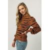 imageDEAR JOHN Jasmine Womens Sweater Pullover Crewneck Long SleeveTiger