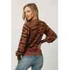 imageDEAR JOHN Jasmine Womens Sweater Pullover Crewneck Long SleeveTiger