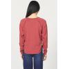 imageDEAR JOHN Kira Top Womens Relaxed Fit Long Sleeve Raglan Crew Neck Cotton BlouseRed Ochre