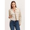 imageDEAR JOHN Roselyn CutOff JacketWheat