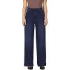 imageDEAR JOHN Audrey Wide Leg Jean Womens High Rise Denim Clean Hem Tailored Utility Pocket Pants Sleek Modern SilhouetteMoon Shade