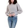 imageDEAR JOHN Jasmine Womens Sweater Pullover Crewneck Long SleeveGrey Cloud