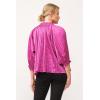 imageDEAR JOHN Anais Ruched Neck 34 Sleeve Pleated Womens TopDahila Mauve