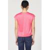 imageDEAR JOHN Kristen VNeck Top Short Sleeve Womens Blouse ShirtPink Lemonade
