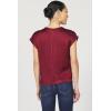 imageDEAR JOHN Kristen VNeck Top Short Sleeve Womens Blouse ShirtTibetan Red