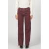 imageDEAR JOHN Taylor Straight Leg Jean Womens High Rise Clean Hem DenimCabernet Cherry