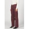 imageDEAR JOHN Taylor Straight Leg Jean Womens High Rise Clean Hem DenimCabernet Cherry