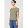 imageDEAR JOHN Unity Crew Neck Womens Short Sleeve Relaxed Fit Womens TopVetiver