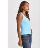 imageDEAR JOHN Womens Neomi Decollete Neck TankArtic Sea Rib