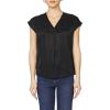 imageDEAR JOHN Kristen VNeck Top Short Sleeve Womens Blouse ShirtBlack