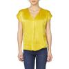 imageDEAR JOHN Kristen VNeck Top Short Sleeve Womens Blouse ShirtGold Flake