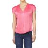 imageDEAR JOHN Kristen VNeck Top Short Sleeve Womens Blouse ShirtPink Lemonade