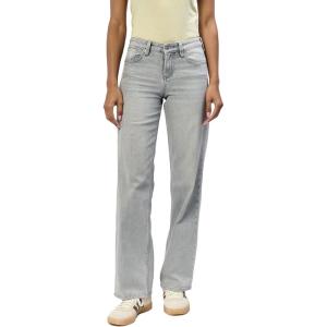 imageDEAR JOHN Taylor Straight Leg Jean Womens High Rise Clean Hem DenimDovey