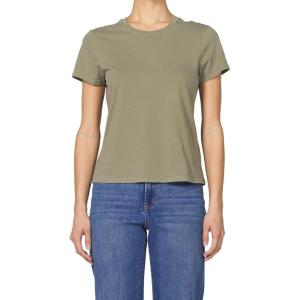 imageDEAR JOHN Unity Crew Neck Womens Short Sleeve Relaxed Fit Womens TopVetiver