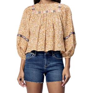 imageDEAR JOHN Fernande Novelty Womens TopMarigold Ditsy