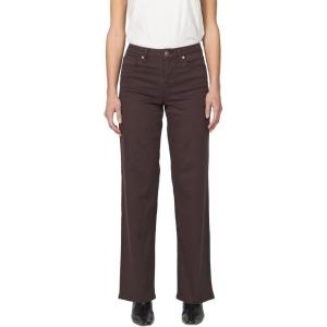 imageDEAR JOHN Taylor Straight Leg Jeans Womens High Rise Clean Hem DenimDark Oak