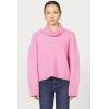 imageDEAR JOHN Evangeline Sweater Womens Cowl Neck Long Sleeve Knit Pullover TopPink Lemonade