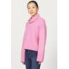 imageDEAR JOHN Evangeline Sweater Womens Cowl Neck Long Sleeve Knit Pullover TopPink Lemonade