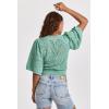 imageDEAR JOHN Womens Bailey Wing Sleeve SweaterFresh Mint