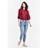 imageDEAR JOHN Womens Bailey Wing Sleeve SweaterRio Red