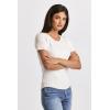 imageDEAR JOHN Womens Elandra Crew Neck TopIvory Rib