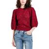 imageDEAR JOHN Womens Bailey Wing Sleeve SweaterRio Red