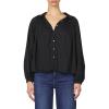 imageDEAR JOHN Benedict Shirt Oversized Long Sleeve Collared Button Up CottonBlack