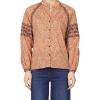 imageDEAR JOHN Milano Novelty Shirt Long Sleeve Button Up Embroidered Cotton Standard FitWheatfield