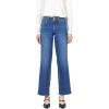 imageDEAR JOHN Taylor Straight Leg Jeans Womens High Rise Clean Hem DenimViolet Blue