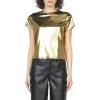 imageDEAR JOHN Unity Crew Neck Womens Short Sleeve Relaxed Fit Womens TopGold