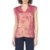 imageDEAR JOHN Yanis Womens Sleeveless VNeck Top Relaxed FitBeaujolais Gold