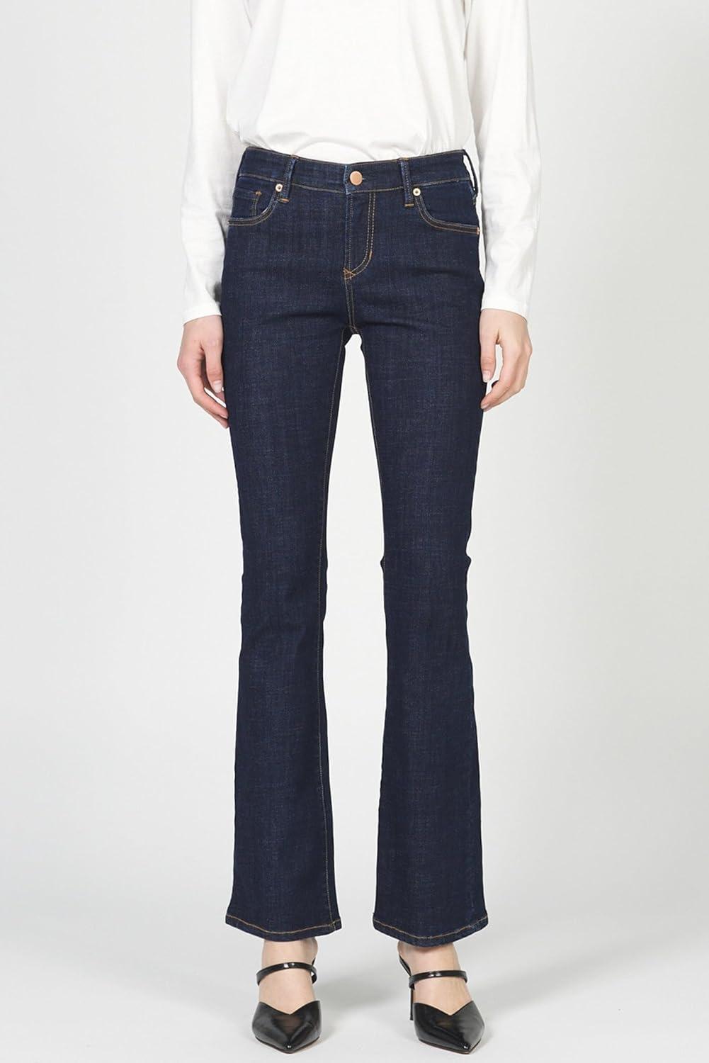 imageDEAR JOHN Jaxtyn Bootcut Jean Womens Mid Rise Denim Jeans Comfort StretchAnchor